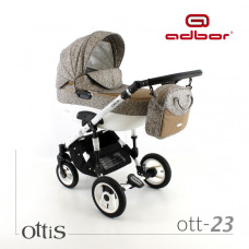Kombinovaný kočárek ADBOR  OTTIS new + AUTOSEDAČKA ke kočárku  ZDARMA !!! č.23