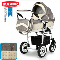 Kombinovaný kočárek ADBOR MARSEL PERFOR SPORT + autosedačka ZDARMA !!! č. P05