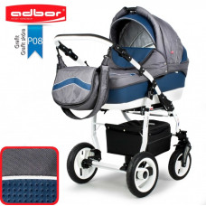 Kombinovaný kočárek ADBOR MARSEL PERFOR SPORT + autosedačka ZDARMA !!! č. P08