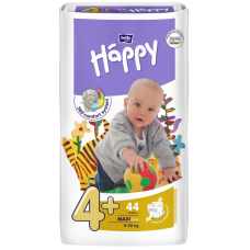 Happy Maxi dětské pleny 44 ks 9 - 20 kg