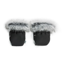 Luxusní rukavice na kočárek   FLOO FOR BABY černá