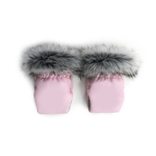 Luxusní rukavice na kočárek   FLOO FOR BABY růžová