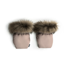 Luxusní rukavice na kočárek   FLOO FOR BABY béžová