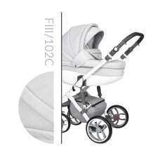 Luxusní kombinovaný kočárek + rukávník v barvě ZDARMA  !!!  BABY MERC FASTER STYLE III č. 102C