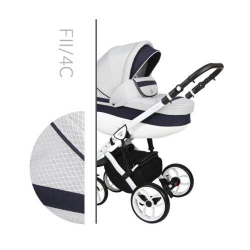 Kombinovaný kočárek Baby Merc Faster style 2 + rukávník ZDARMA !!  č. 4C