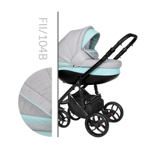 Kombinovaný kočárek Baby Merc Faster style 2 + rukávník ZDARMA !!  č.104B