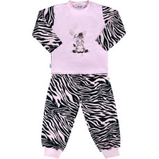 Dětské bavlněné pyžamo New Baby Zebra s balónkem růžové