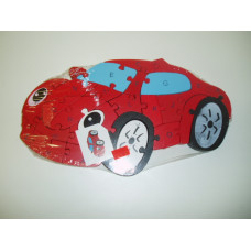 Dřevěné naučné puzzle  AUTO