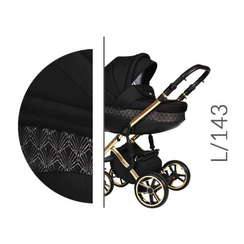 Kombinovaný luxusní kočárek  FASTER 3 Style - Limitovaná edice + chromová konstrukce č.L/143