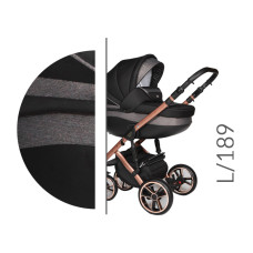 Kombinovaný luxusní kočárek  FASTER 3 Style - Limitovaná edice + chromová konstrukce č.L/189