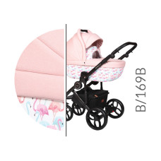 Luxusní kombinovaný kočárek Baby Merc BEBELLO  2019   B/169B