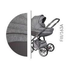 Luxusní kombinovaný kočárek + rukávník v barvě ZDARMA  !!!  BABY MERC FASTER STYLE III č. 163A