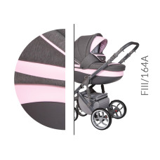 Luxusní kombinovaný kočárek + rukávník v barvě ZDARMA  !!!  BABY MERC FASTER STYLE III č. 164A