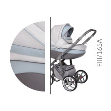 Luxusní kombinovaný kočárek + rukávník v barvě ZDARMA  !!!  BABY MERC FASTER STYLE III č. 165A
