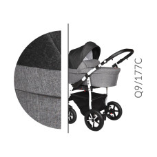 Inovovaný kombinovaný kočárek Baby Merc Q9 Alu 2019   Q9/177C