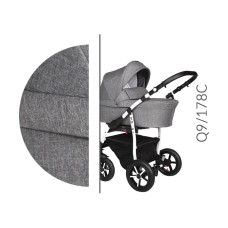 Inovovaný kombinovaný kočárek Baby Merc Q9 Alu 2019   Q9/178C