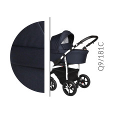 Inovovaný kombinovaný kočárek Baby Merc Q9 Alu 2019   Q9/181C