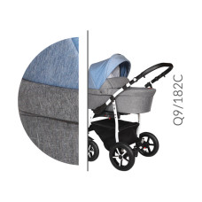 Inovovaný kombinovaný kočárek Baby Merc Q9 Alu 2019   Q9/182C