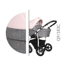 Inovovaný kombinovaný kočárek Baby Merc Q9 Alu 2019   Q9/183C