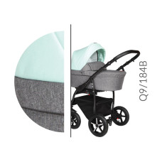 Inovovaný kombinovaný kočárek Baby Merc Q9 Alu 2019   Q9/184B