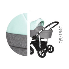 Inovovaný kombinovaný kočárek Baby Merc Q9 Alu 2019   Q9/184C
