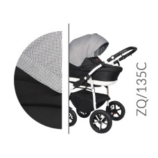 Odlehčený kombinovaný kočárek Baby Merc Zipy Q 2019   135C