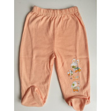 Bavlněné  polodupačky kolekce zajíčeks míčem a oslík  K & Y  TOTÁLNÍ VÝPRODEJ !!!  oranžová