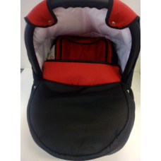 AUTOSEDAČKA KARWALA Isofix 0-10kg - černá + červená