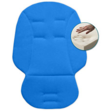 PODLOŽKA DO KOČÁRKU COMFORT MEMORY 2 cm > varianta tyrkys
