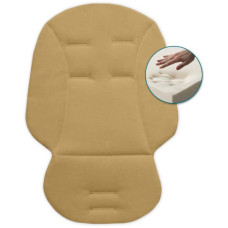 PODLOŽKA DO KOČÁRKU COMFORT MEMORY 2 cm > varianta béžová