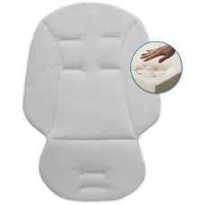 PODLOŽKA DO KOČÁRKU COMFORT MEMORY 2 cm > varianta světle šedá