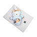Luxusní oboustranná souprava do kočárku  bavlna + plyš  MANUFAKTURA FLOO FOR BABY šedá + šedý plyš 