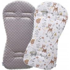  Oboustranná vložka do kočárku bavlna / minky BABYM Koloušek a přátelé
