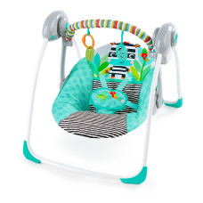 Houpačka skládací Zig Zag Zebra 0m+, do 9kg, 2019
