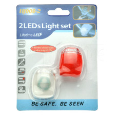Bezpečnostní LED  světýlko - světlo  na kočárek   2 kusy v balení 