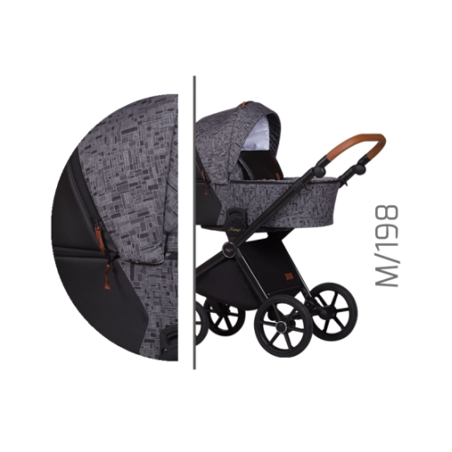 Luxusní designový kombinovaný kočárek Baby Merc MANGO M198 Luxusní designový kombinovaný kočárek Baby Merc MANGO M198