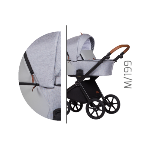 Luxusní designový kombinovaný kočárek Baby Merc MANGO M199 Luxusní designový kombinovaný kočárek Baby Merc MANGO M199