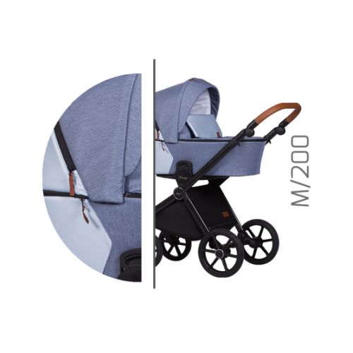 Luxusní designový kombinovaný kočárek Baby Merc MANGO M200 Luxusní designový kombinovaný kočárek Baby Merc MANGO M200