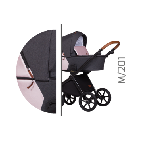 Luxusní designový kombinovaný kočárek Baby Merc MANGO M201 Luxusní designový kombinovaný kočárek Baby Merc MANGO M201