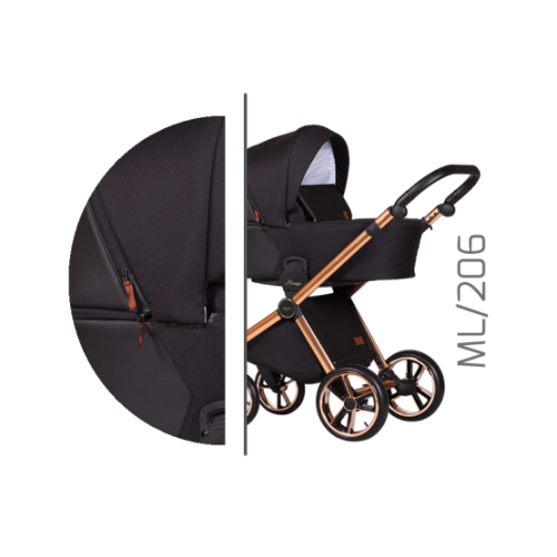 Luxusní designový kombinovaný kočárek Baby Merc MANGO LIMITOVANÁ EDICE ML206 Luxusní designový kombinovaný kočárek Baby Merc MANGO LIMITOVANÁ EDICE ML206