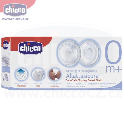 Chicco Odkapávače mateřského mléka 2 ks Chicco Odkapávače mateřského mléka 2 ks