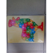 Dřevěné puzzle Kohout 26 dílků