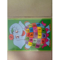 Dřevěné puzzle slon 26 dílků