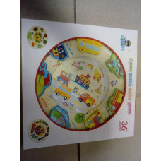 Dřevěná vkládačka puzzle 