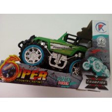 Plastové auto Monstertrack - zelená