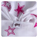 Kikko Bambusové pleny XKKO BMB Magenta Stars MIX 70x70cm 3ks