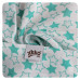 Kikko Bambusové pleny XKKO BMB - Little Stars Turquoise  MIX 3ks