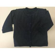 Kabátek oboustranný - bavlněný   MKcool  JEANS - TMAVŠÍ  MODRÁ   ČESKÁ VÝROBA