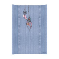 Ceba Přebalovací podložka 2 -  hranná měkká profilovaná 70x50 cmDenim Style Dream Catcher blue