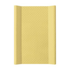 Ceba Přebalovací podložka 2 -  hranná měkká profilovaná 70x50 cm Káro mustard